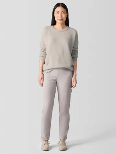 Eileen Fisher Washable Flex Ponte Pant In Gray