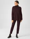 Eileen Fisher Washable Flex Ponte Pant In Purple