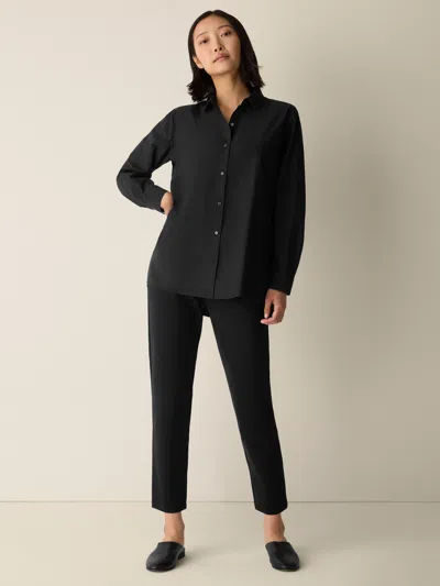 EILEEN FISHER WASHABLE FLEX PONTE SLIM PANT
