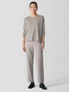 Eileen Fisher Flex Pointe Straight Pant In Dove In Gray