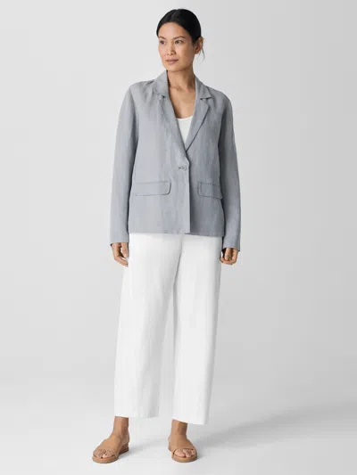 Eileen Fisher Washable Stretch Crepe Lantern Pant In White
