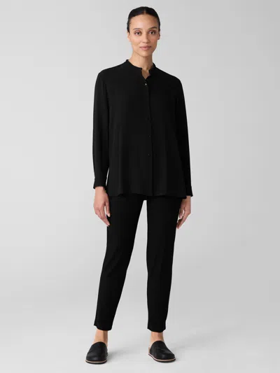 EILEEN FISHER WASHABLE STRETCH CREPE PANT