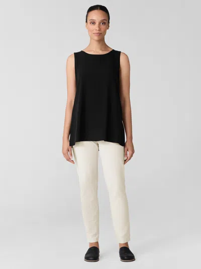 Eileen Fisher Washable Stretch Crepe Pant In Multi