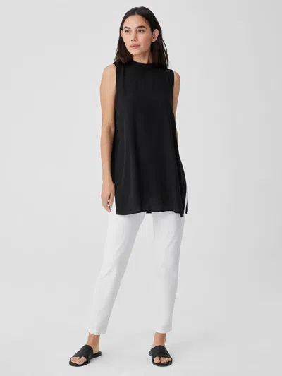 EILEEN FISHER WASHABLE STRETCH CREPE PANT
