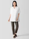 Eileen Fisher Washable Stretch Crepe Pant In White