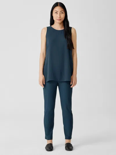 Eileen Fisher Washable Stretch Crepe Slim Pant