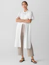 Eileen Fisher Washable Stretch Crepe Straight Pant In Neutral