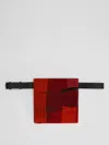 Eileen Fisher Waste No More Belt Bag In Red