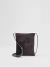 Eileen Fisher Waste No More Crossbody Bag In Brown