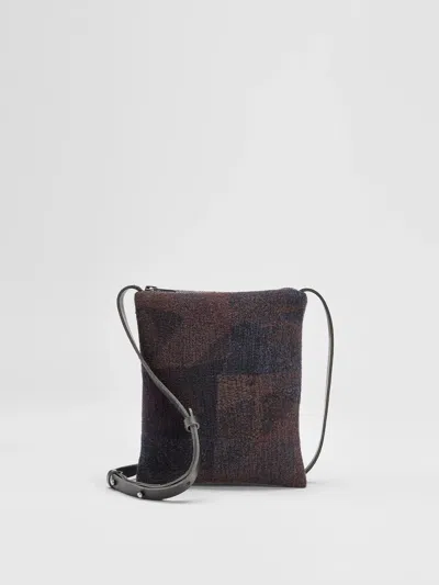 Eileen Fisher Waste No More Crossbody Bag In Brown