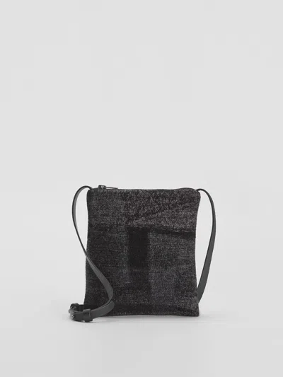Eileen Fisher Waste No More Crossbody Bag In Gray