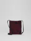 Eileen Fisher Waste No More Crossbody Bag In Burgundy