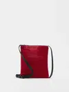 Eileen Fisher Waste No More Crossbody Bag In Red