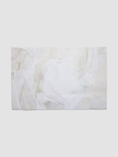 Eileen Fisher Waste No More Felt Wallwork In White