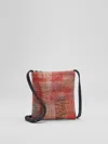 Eileen Fisher Waste No More Felted Crossbody Bag In Red