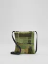 Eileen Fisher Waste No More Felted Crossbody Bag In Green