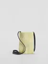 Eileen Fisher Waste No More Felted Phone Pouch In Yellow