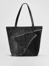 Eileen Fisher Waste No More Felted Tote In Gray