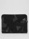 Eileen Fisher Waste No More Laptop Case In Blue