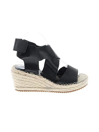 Pre-owned Eileen Fisher Wedges In Black
