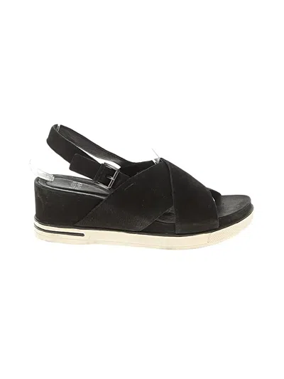 Pre-owned Eileen Fisher Wedges In Black