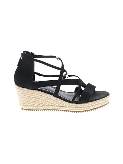 Pre-owned Eileen Fisher Wedges In Black