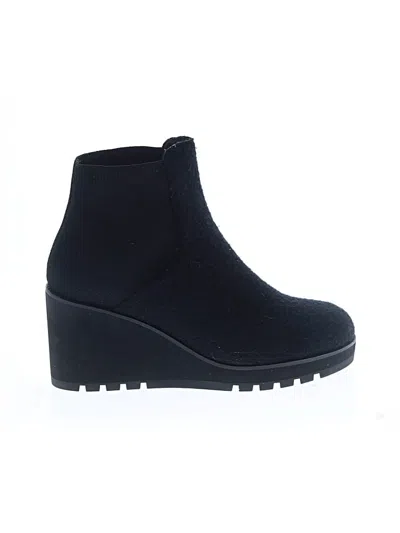 Pre-owned Eileen Fisher Wedges In Black
