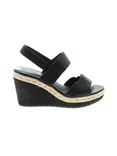 Pre-owned Eileen Fisher Wedges In Black