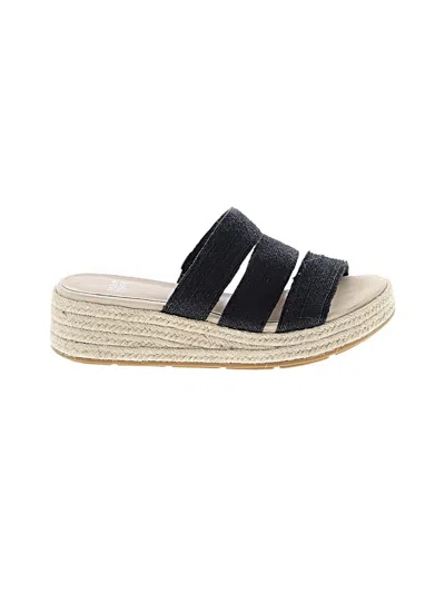 Pre-owned Eileen Fisher Wedges In Black