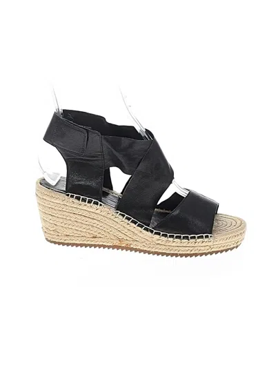 Pre-owned Eileen Fisher Wedges In Black