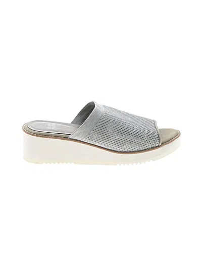 Pre-owned Eileen Fisher Wedges In Gray