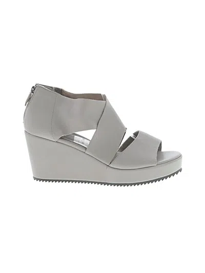 Pre-owned Eileen Fisher Wedges In Gray