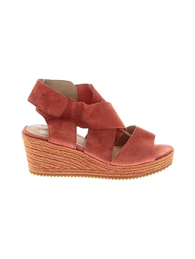 Pre-owned Eileen Fisher Wedges In Red