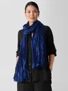 Eileen Fisher Whisper Silk Scarf In Brown