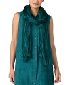 Eileen Fisher Whisper Silk Scarf In Agean