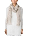 Eileen Fisher Whisper Silk Scarf In Almond