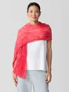 Eileen Fisher Whisper Silk Scarf In Red