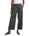 Eileen Fisher Wide Ankle Pant In Blue