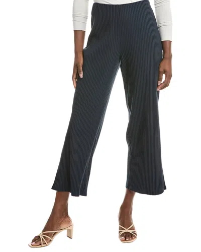 Eileen Fisher Wide Ankle Pant In Blue