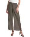 Eileen Fisher Wide Ankle Pant In Brown