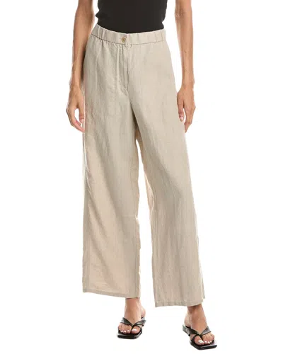 Eileen Fisher Wide Ankle Pant In Metallic
