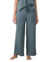 Eileen Fisher Wide Ankle Sleep Pants In Eucalyptus