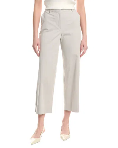 Eileen Fisher Wide Ankle Trouser In Metallic