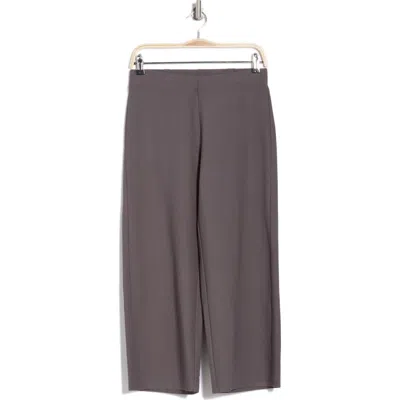 Eileen Fisher Wide Leg Ankle Pants In Meteor