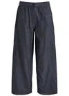 Eileen Fisher Wide Ankle Pant In Denim In Denim