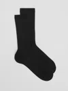 Eileen Fisher Wide Rib Crew Sock In Black