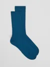 Eileen Fisher Wide Rib Crew Sock In Blue