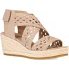 Eileen Fisher Willow Espadrille Wedge Sandal In Parchment