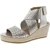 Eileen Fisher Willow Womens Textured Manmade Espadrille Heels In Multi