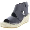 Eileen Fisher Willow Womens Wedges Espadrilles In Black